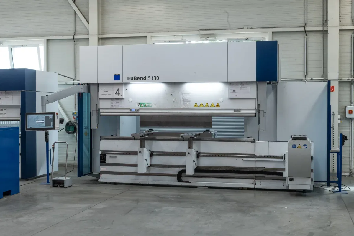 CNC press braking on the TruBend line